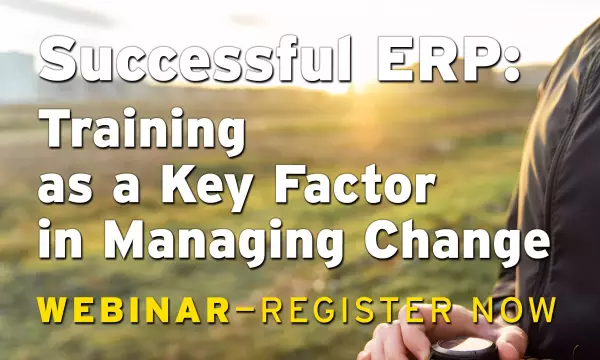 Webinar - Successful ERP: Training as a Key Factor in Managing Change
